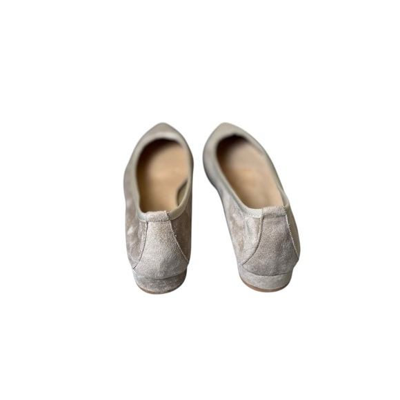 Mi.iM Luna Pointed Ballet Flat Leather Suede 8.5 Tan Neutral Casual Office Shoes - Picture 6 of 10